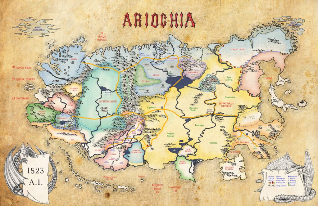 Karte Ariochias