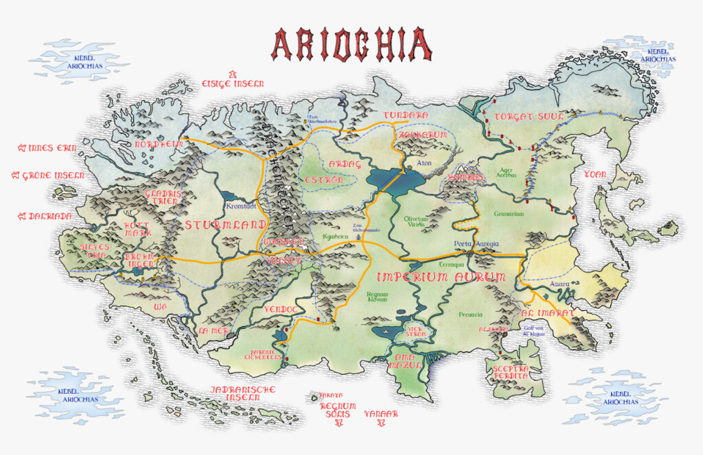 Karte von Ariochia